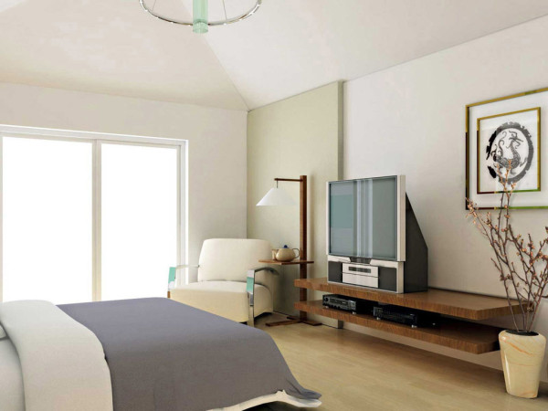 家居壁纸：简单而时尚的卧室