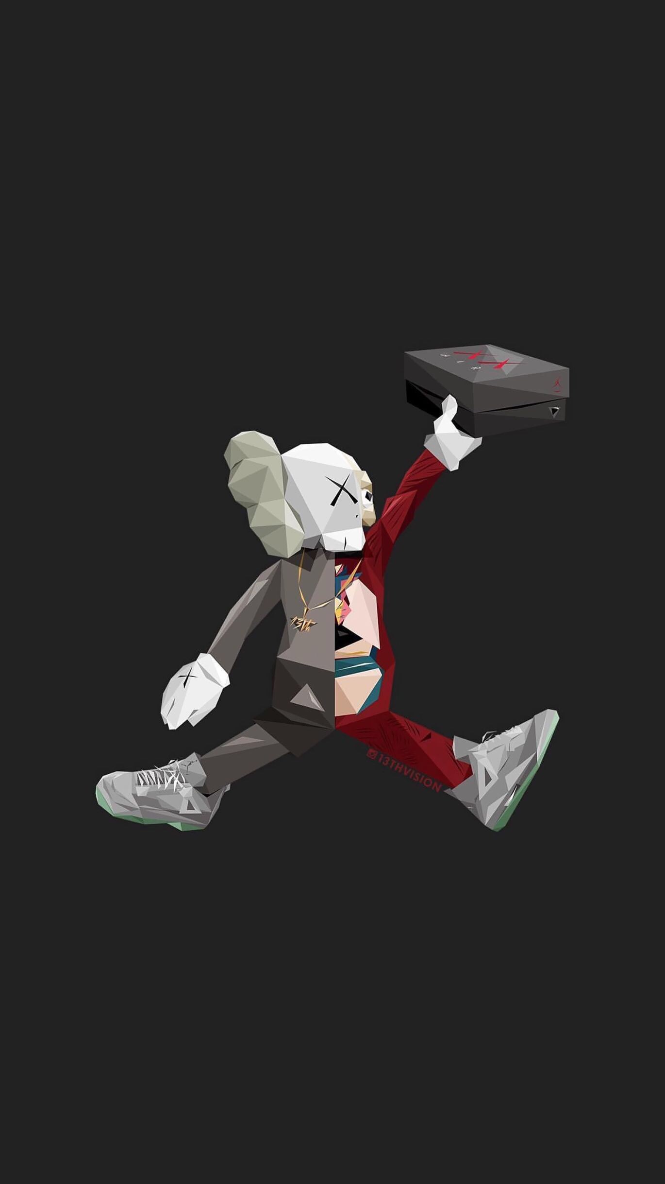 KAWS设计手机壁纸