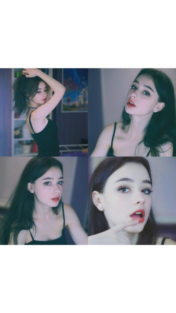 漂亮的拼贴美女手机壁纸