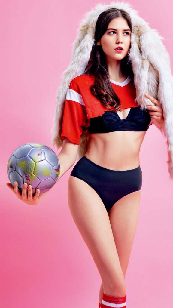 俄罗斯足球宝贝壁纸